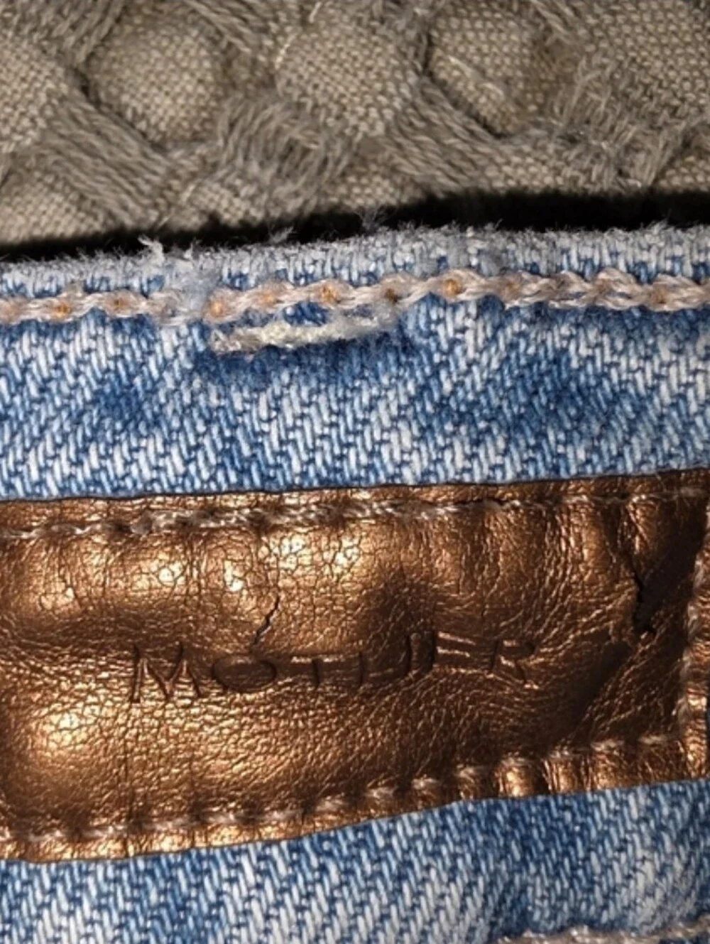 Mother The Scrapper Ankle High Rise Jeans Women’s Sz 25